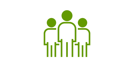 green icon, group of people